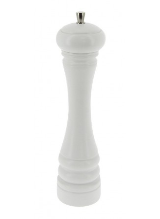 Malūnėlis druskai JAVA 18 cm, baltas, MARLUX® plieninės girnos, DE BUYER (Prancūzija)