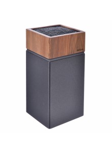 Medinis stovas peiliams AKACJA, tamsiai pilkas, ORION (Čekija)