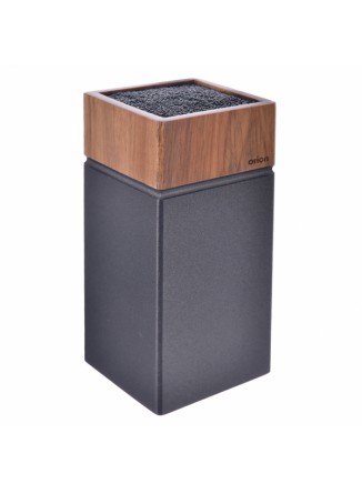 Medinis stovas peiliams AKACJA, tamsiai pilkas, ORION (Čekija)