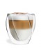 Termo stiklinės - puodeliai 2 vnt. CRISTALLO 250 ml, dvigubas stiklas, VIALLI® (Lenkija)