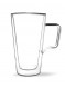Termo puodeliai 2 vnt. DIVA LATTE 350 ml, dvigubas stiklas, VIALLI® (Lenkija)