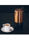 Espresso kavinukas KAFFE 6 puodeliai, 18/10 plienas, juodas - auksas, BRA® (Ispanija)