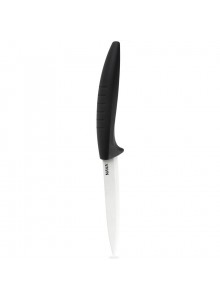 Peilis keraminis 12,5 cm, juoda rankena, NAVA® (Graikija)