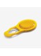 Pjaustyklė / įrankis virtiems kiaušiniams EGGLER, geltona, DREAMFARM (Australija)
