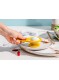 Pjaustyklė / įrankis virtiems kiaušiniams EGGLER, geltona, DREAMFARM (Australija)