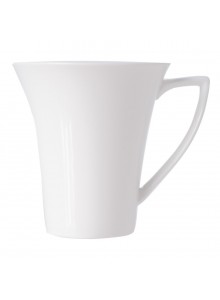 Puodeliai 2 vnt. kavai latte / arbatai 320 ml, baltas porcelianas, HOME DELUXE, DELHAN I&D
