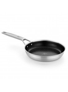 Keptuvė Ø 26 cm daugiasluoksnė, indukcinė, su korio formos tinkleliu HYBRID CELL, BRA® (Ispanija)