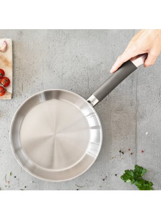 Keptuvė gili Ø 28 cm MASTER INOX, 18/10 plienas, BRA® (Ispanija)