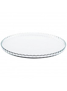 Padėklas tortui / serviravimui 32 cm, stiklas, PASABAHCE (Turkija)