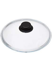 Dangtis Ø 28 cm, lietas stiklas be plieno apvado, PYREX (Prancūzija)