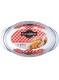 Troškintuvas 4,1L (3,1L+1L), su dangčiu, ovalus, stiklas, O'CUISINE® (Prancūzija)