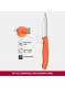  Peilis universalus 8 cm, oranžinis, CLASSIC, VICTORINOX (Šveicarija)