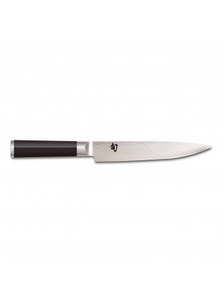 Peilis pjaustymui / raikymui 18 cm SHUN CLASSIC, Damasko plienas, KAI (Japonija)