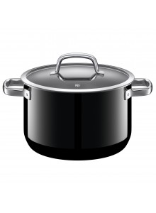Puodas aukštas 3,7 L, juoda spalva, FUSIONTEC, WMF (Vokietija)