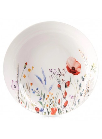 Lėkštė sriubai / gili 20,5 cm, 600 ml AGUONOS, porcelianas, ORION (Čekija)