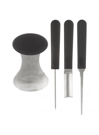 Vaisių / daržovių dekoravimo įrankiai 4 vnt, ORION (Čekija)