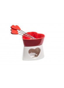 Šokolado fondiu / fondue ŠIRDELĖ, porcelianas, GADGET MASTER®