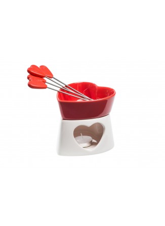 Šokolado fondiu / fondue ŠIRDELĖ, porcelianas, GADGET MASTER®