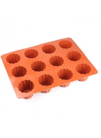 Silikoninė kepimo forma MIDI kanelėms, 12 x 60ml, ZYLE®