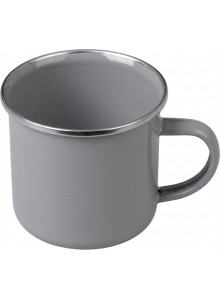 Puodelis emaliuotas 300 ml, pilkas, GRÄWE (Vokietija)