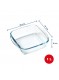 Indas 1,0 L karšto oro gruzdintuvei 20x17 cm, stiklinis, PYREX (Prancūzija)