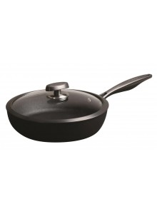 Keptuvė aukšta Ø 28 cm su dangčiu PRO SB+, Stratanium+, SCANPAN (Danija)