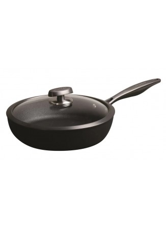 Keptuvė aukšta Ø 28 cm su dangčiu PRO SB+, Stratanium+, SCANPAN (Danija)