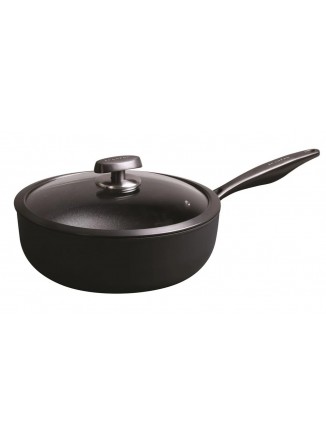 Keptuvė super gili Ø 26 cm su dangčiu PRO SB+, Stratanium+, SCANPAN (Danija)