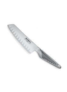 GLOBAL GS-91 daržovių peilis 14 cm su įdubomis, YOSHIKIN (Japonija)