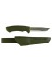 Peilis į gamtą 10,9 cm, su dėklu, žalias, BUSHCRAFT Forest, MORA (Švedija)