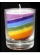 Palmių vaško žvakė, natūrali, spalvota, PALM LIGHT (Vokietija)