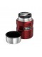Termosas maistui su sulankstomu šaukštu 470ml, raudonas, THERMOS®, (JAV)