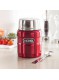 Termosas maistui su sulankstomu šaukštu 470ml, raudonas, THERMOS®, (JAV)