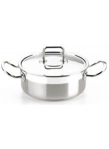 Troškintuvas su plieniniu dangčiu 6,5 L, Ø 32 cm, gilus, PROFESIONAL, BRA® (Ispanija)