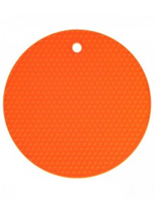 Padėkliukas silikoninis Ø 18 cm, apvalus, oranžinis, KOCHBLUME® (Vokietija)