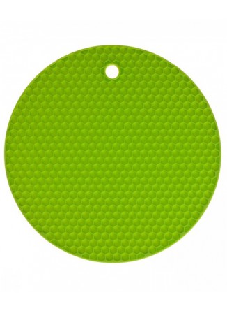 Padėkliukas silikoninis Ø 18 cm, apvalus, žalias, KOCHBLUME® (Vokietija)