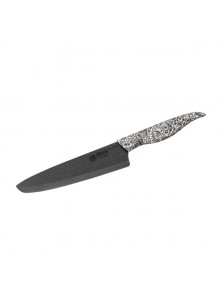 Keraminis virėjo peilis 18,7 cm. INCA juodas, SAMURA® International