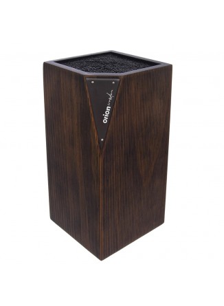 Medinis stovas peiliams WOODEN, tamsus medis, ORION (Čekija)