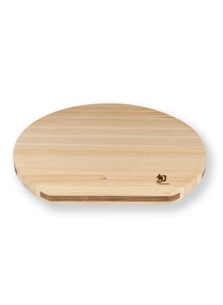 Pjaustymo lentelė medinė 36x33x2,5 cm, SHUN HINOKI, nupjauta, KAI (Japonija)